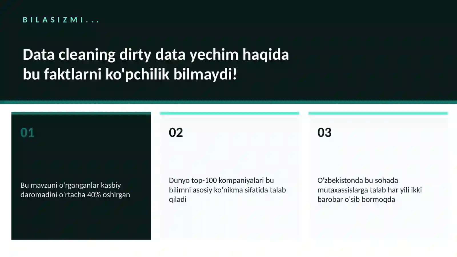 DATA CLEANING DIRTY DATA YECHIM 2
