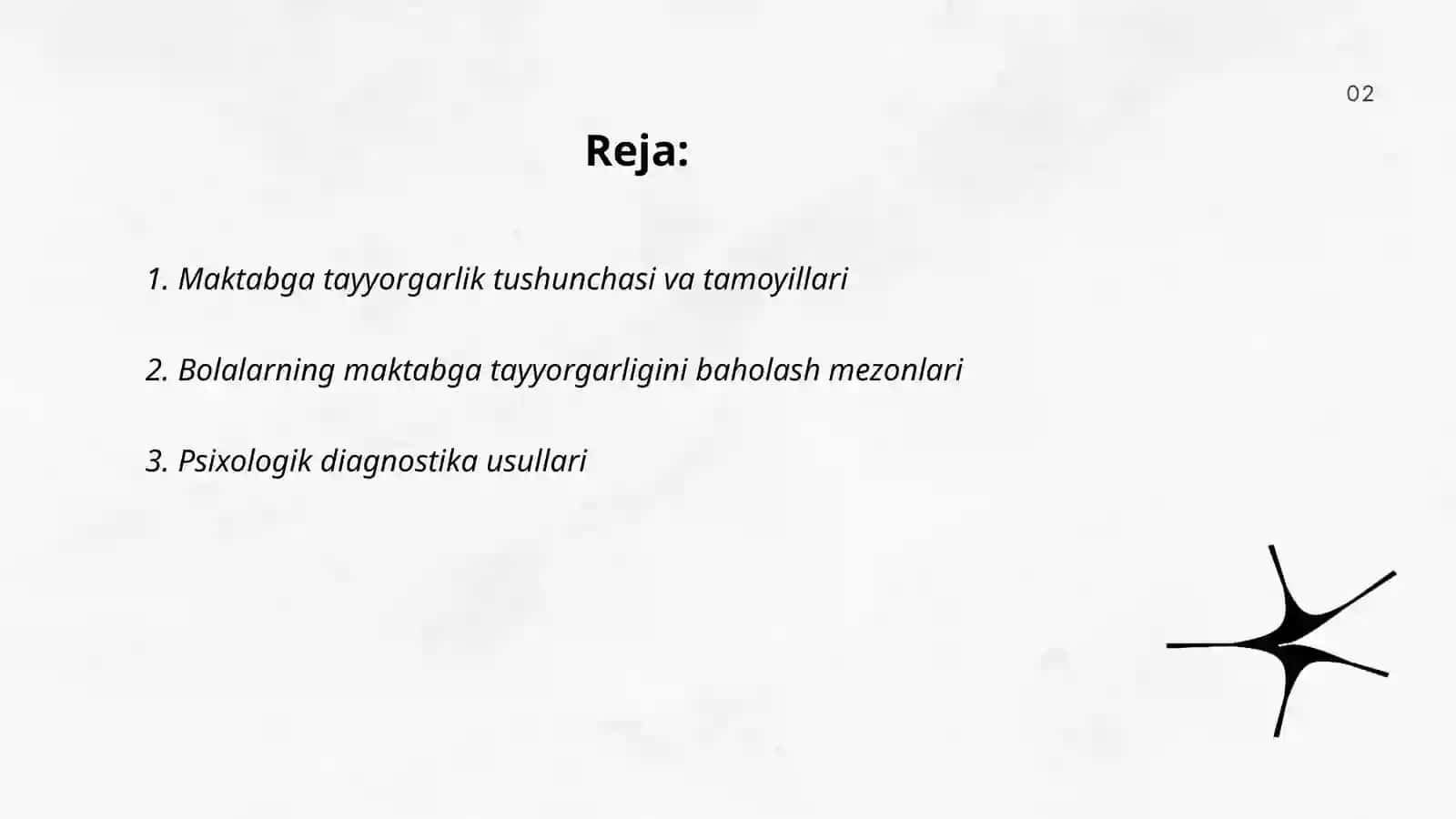 Bolalarni maktab ta‘limiga tayyorligini tashxislash usullari 2