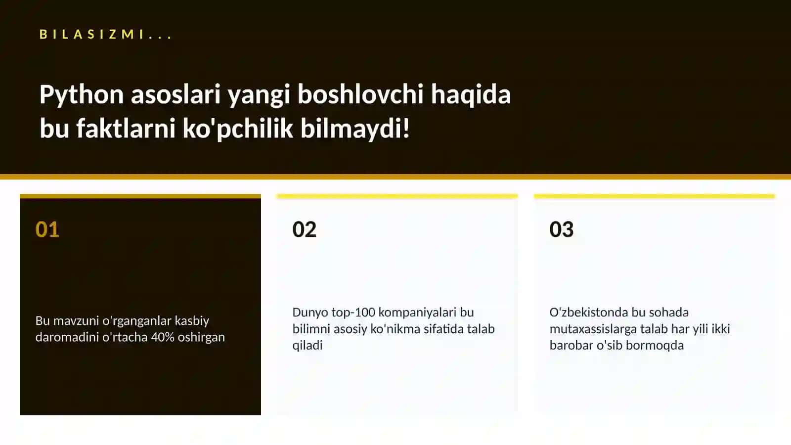 Python asoslari yangi boshlovchi 2