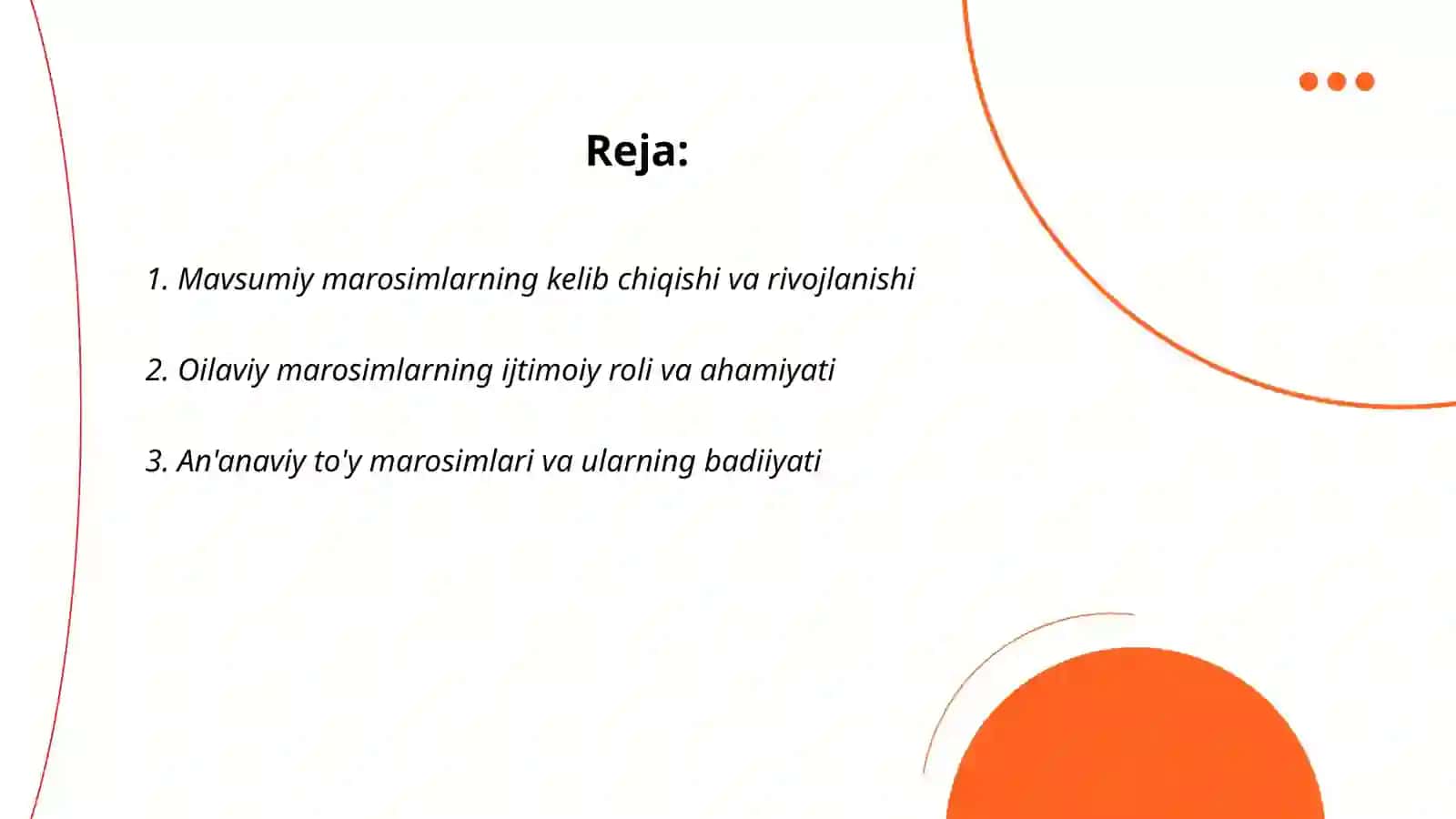 Mavsumiy va oilaviy marosim folklori namunalari va ularning badiiyati 2