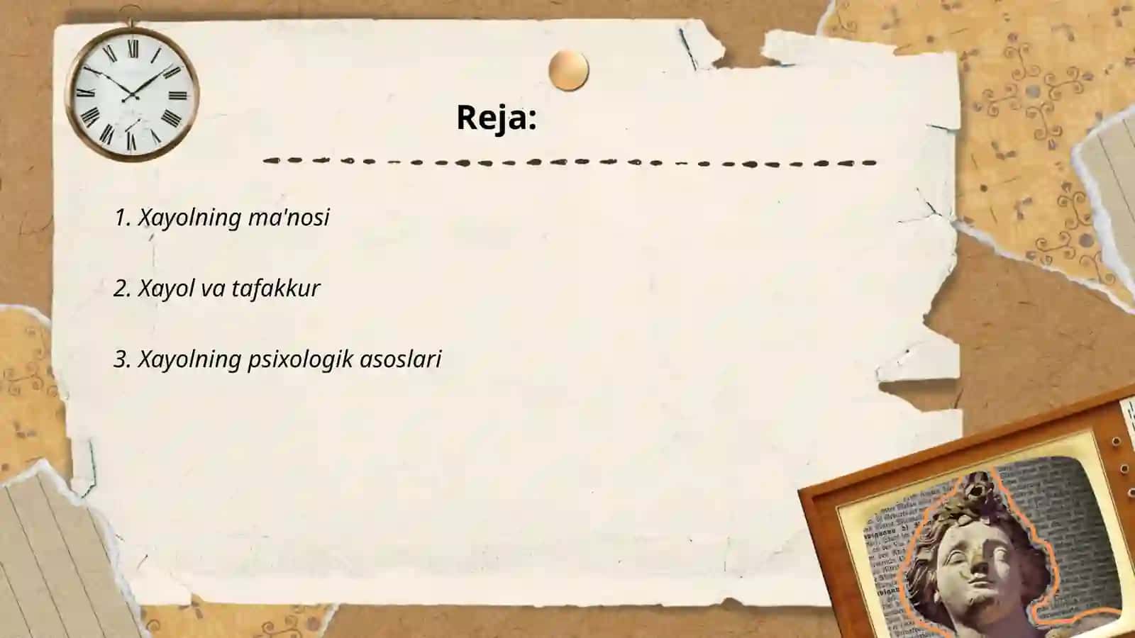 Xayol haqida tushuncha 2