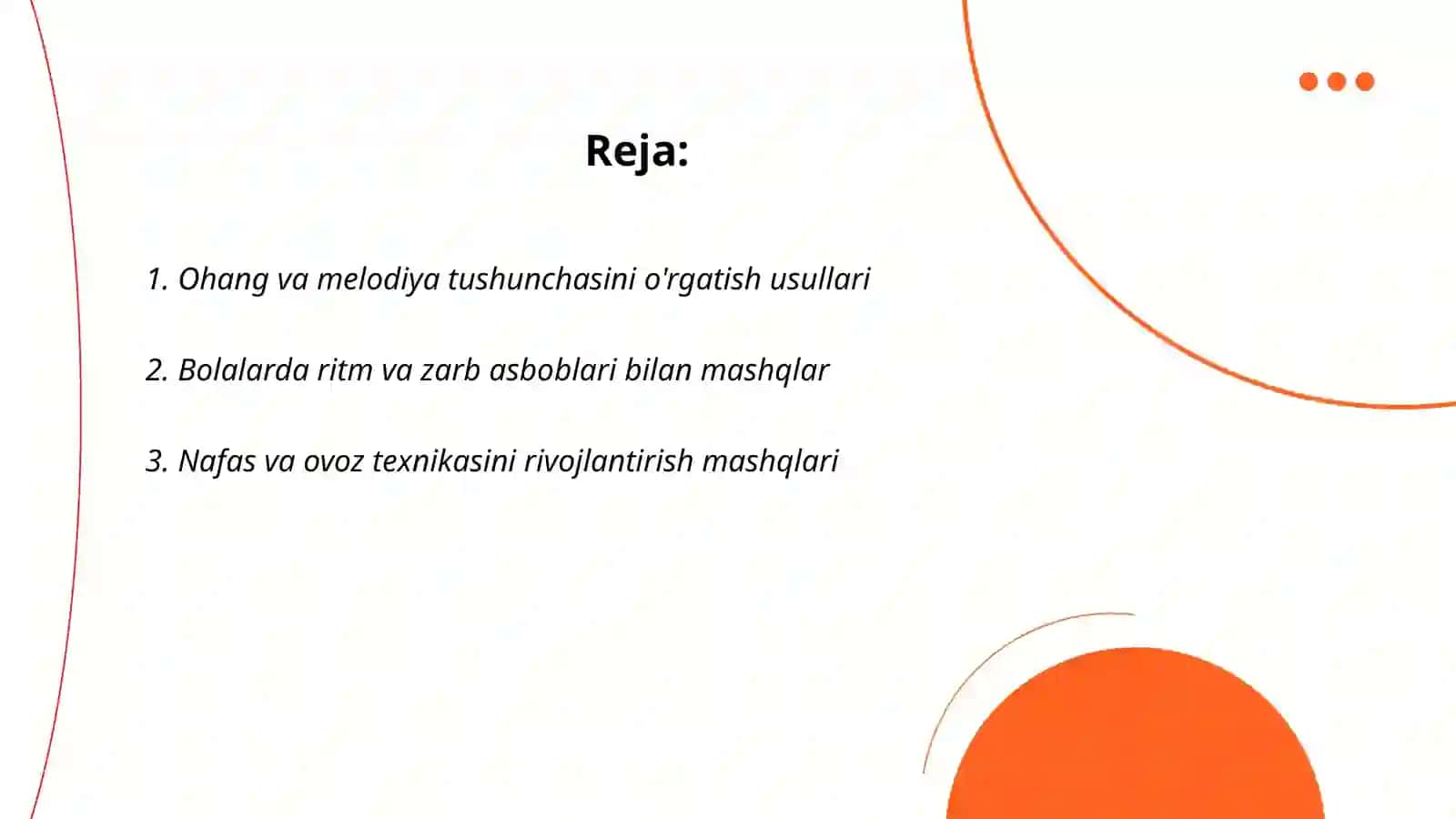 Maktabgacha tayarlov guruhda musiqa mashg'ulotlari 2