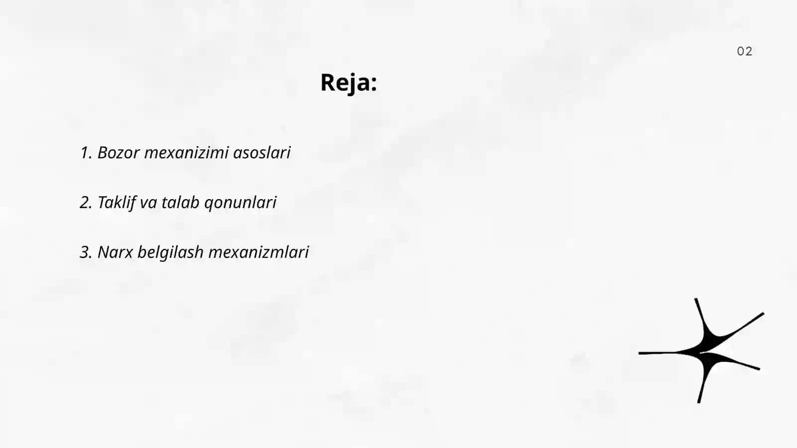 Bozor mexanizimi 2