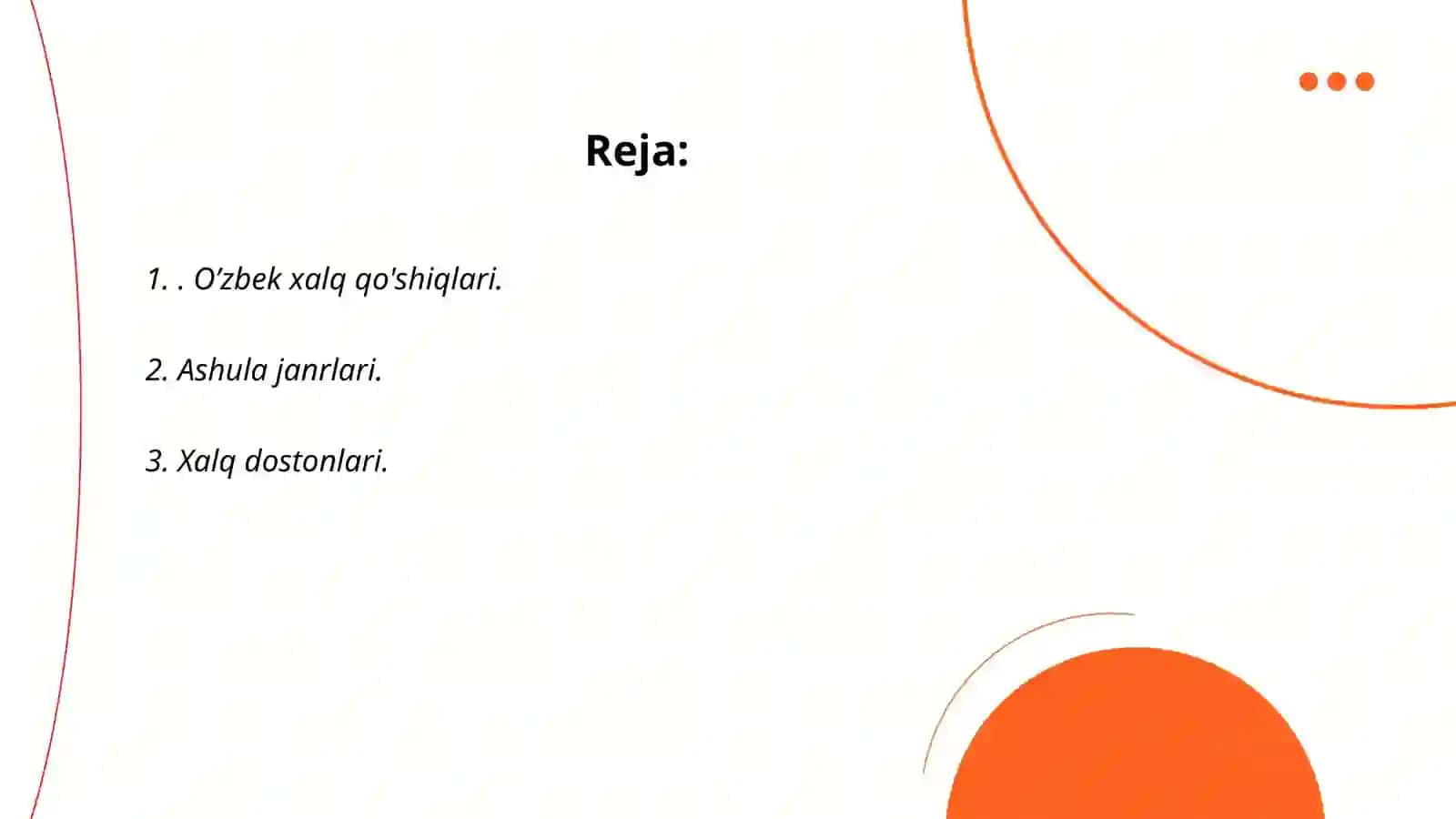 O’zbek xalq musiqa ijodi 2