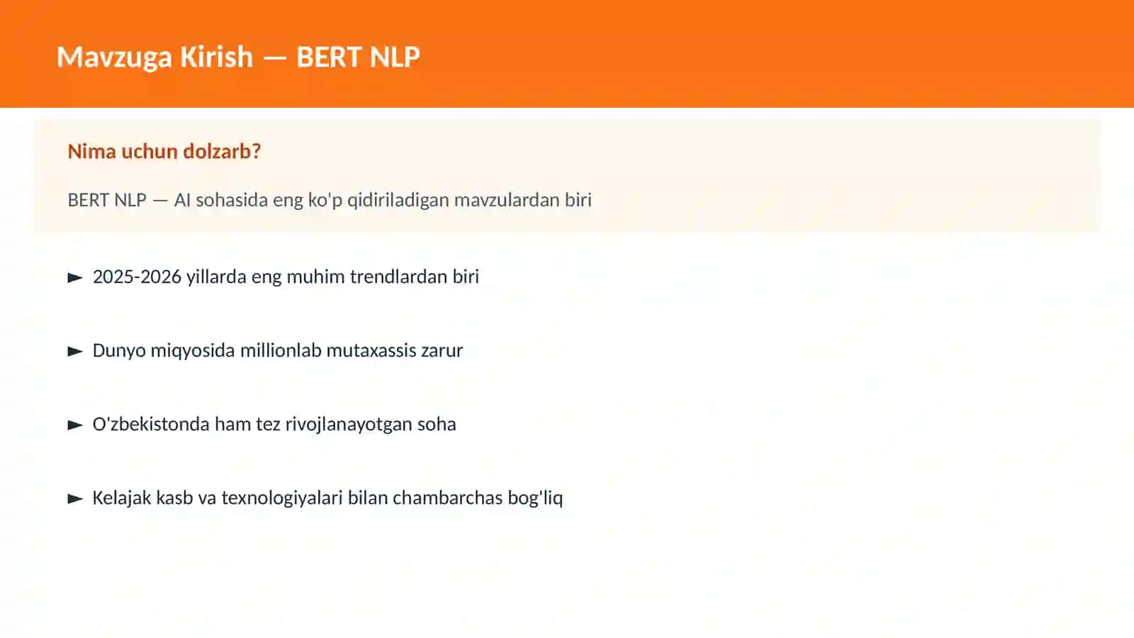 BERT NLP 2