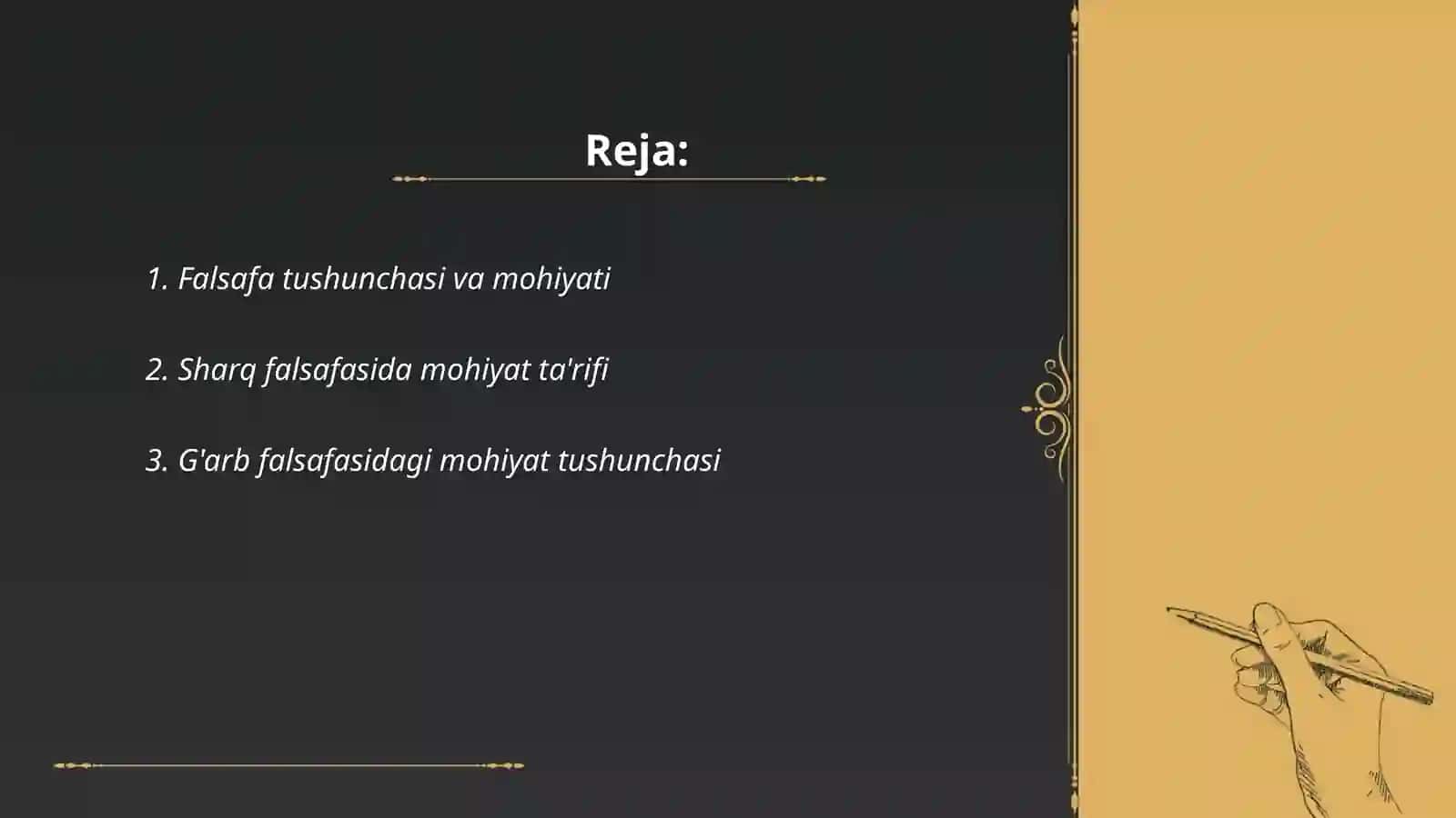 Falsafa tushunchasi va mohiyati 2