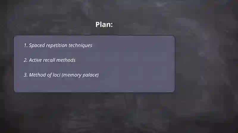 Memory training 2