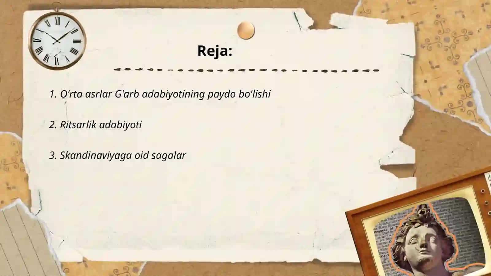 O'rta asrlar G'arb adabiyoti 2