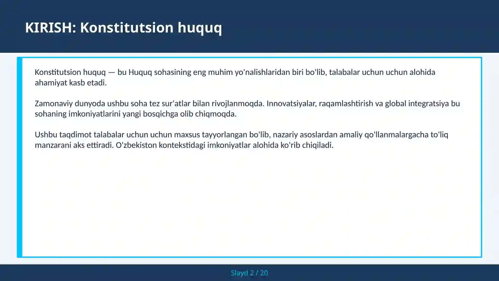 Konstitutsion huquq 2
