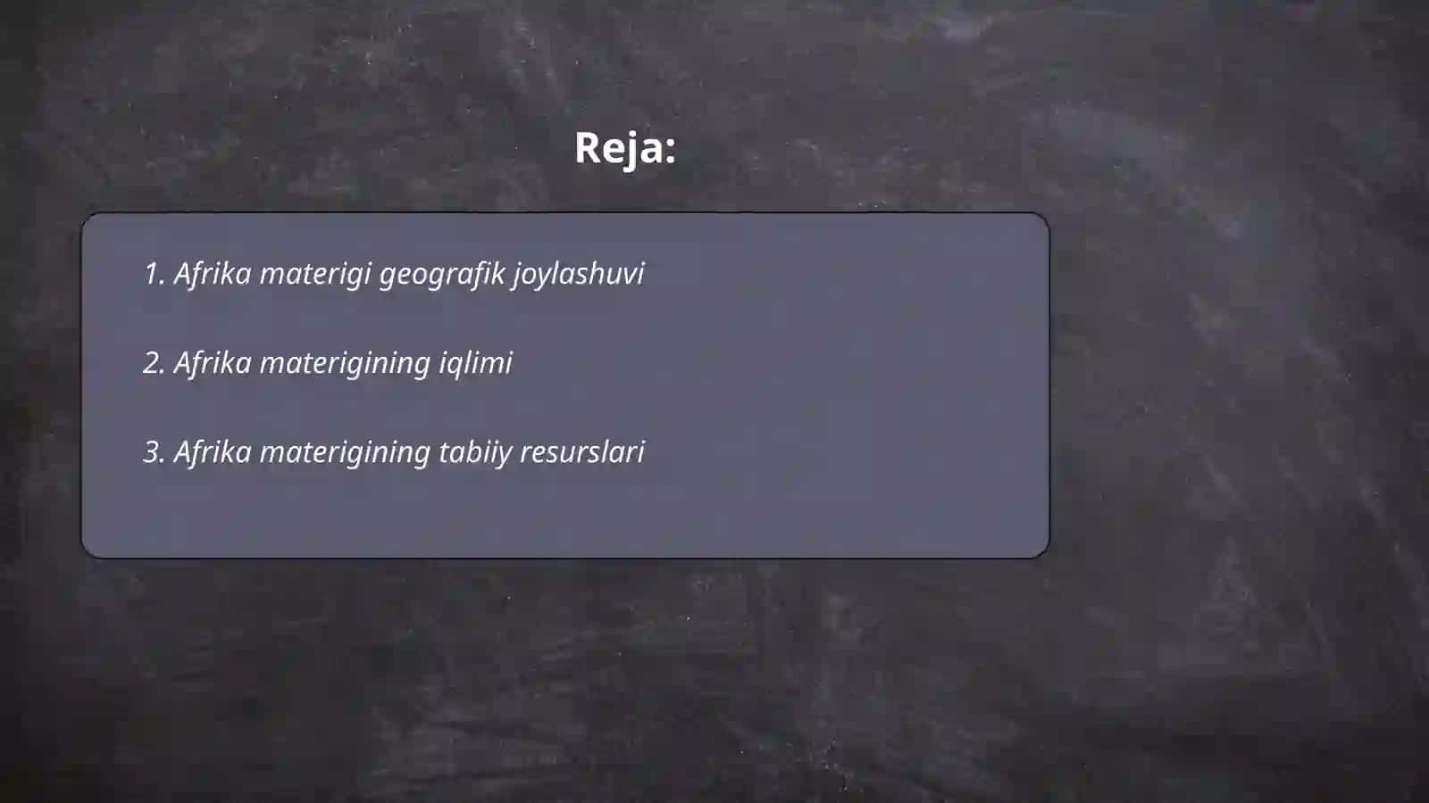 Afrika Materigi 2