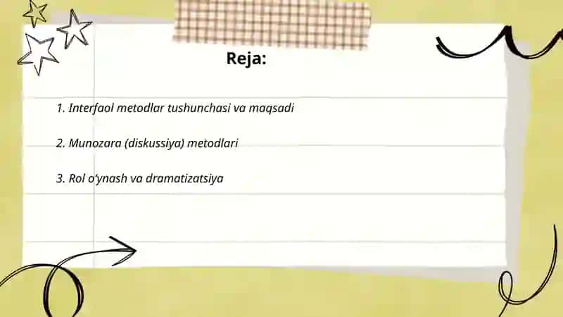 Interfaol metodlar 2