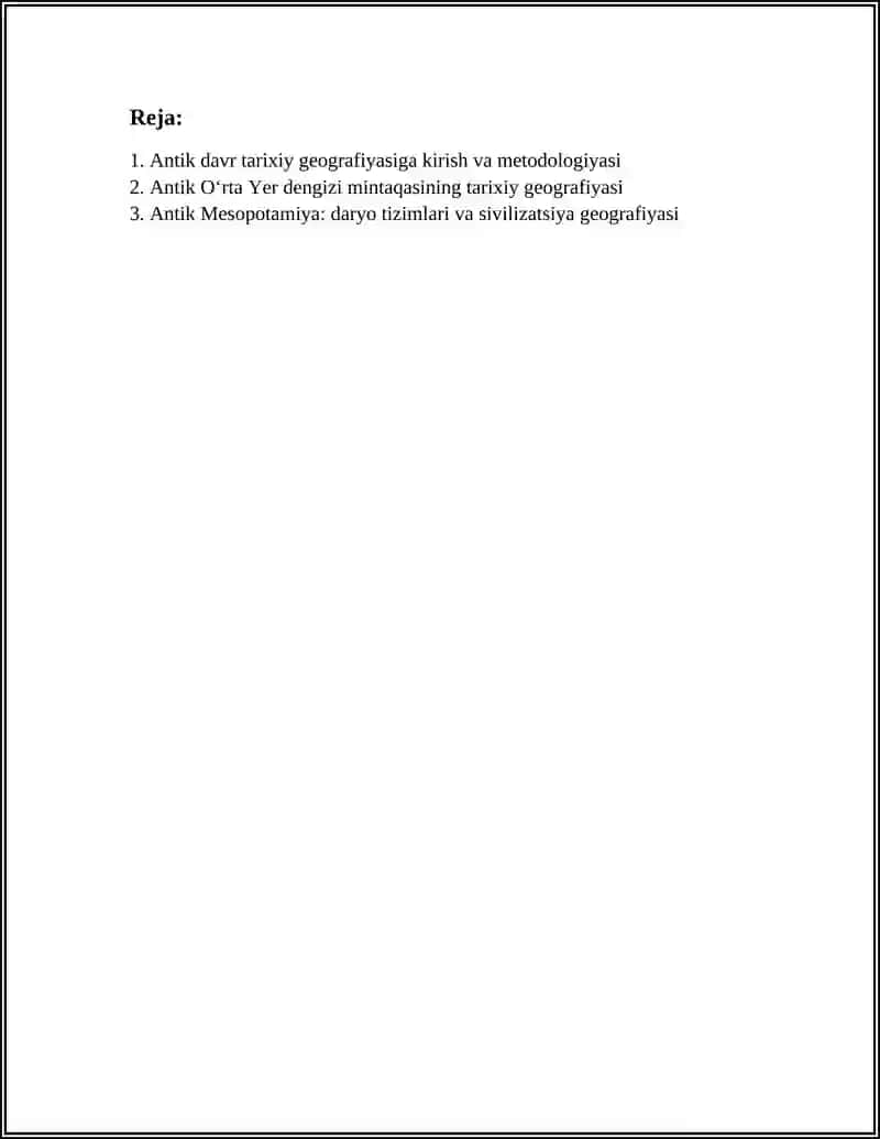 ANTIK DAVR TARIXIY GEOGRAFIYASI 2
