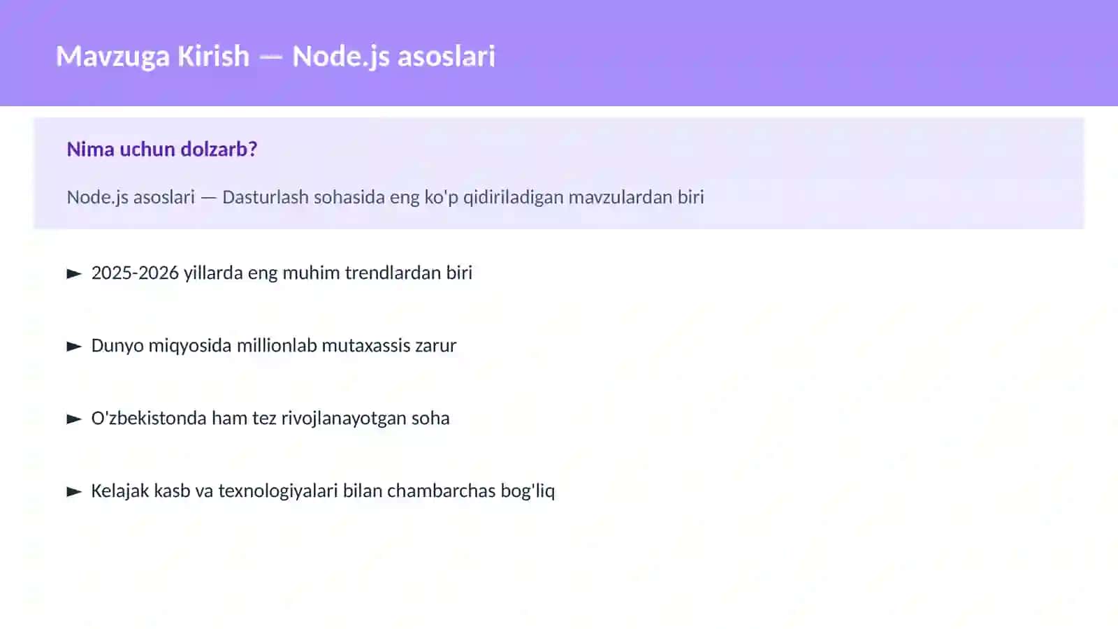 Node.js asoslari 2