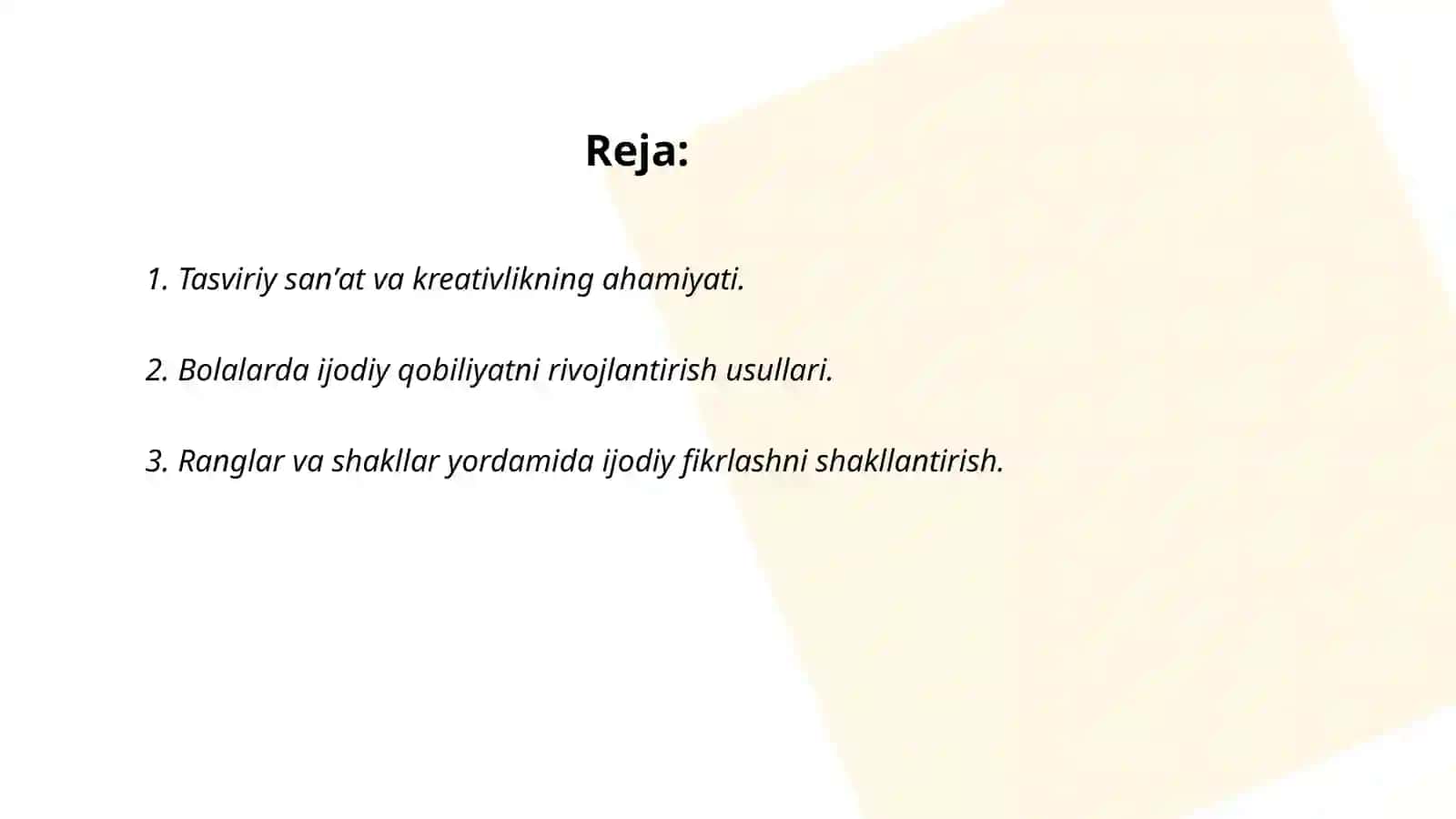 Shahrisabz Davlat Pedagogika Institutining BT 3-19- sirtqi guruh talabasi Haydarova Madinabonu 2