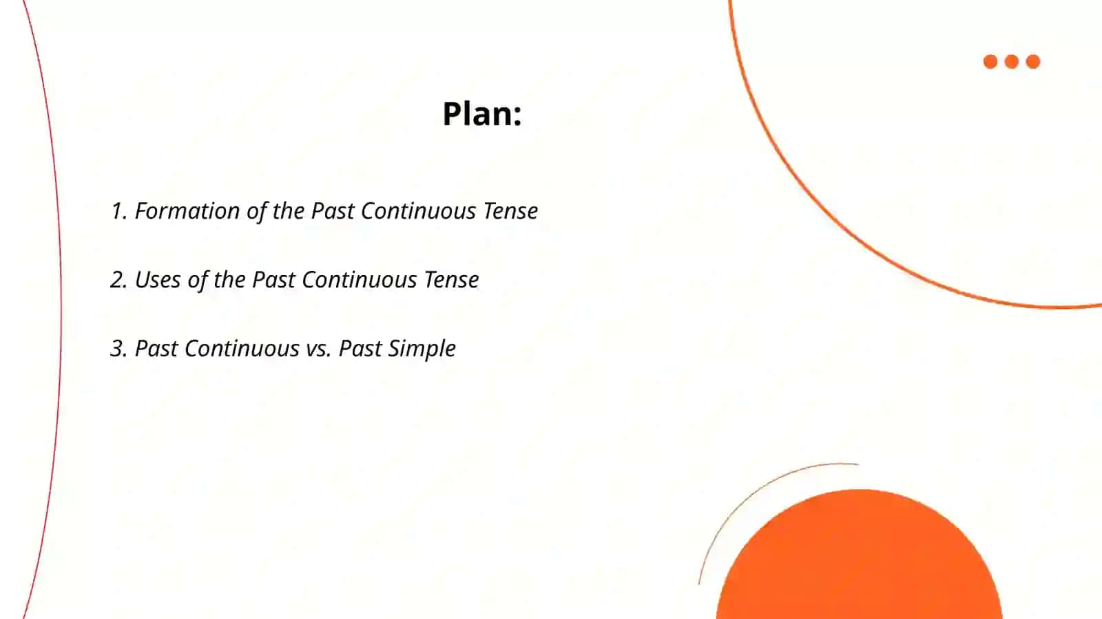 Past continuous 2