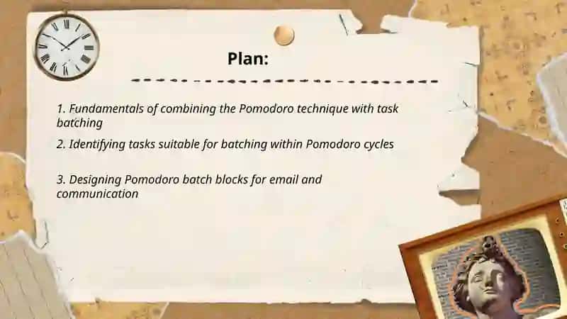 Pomidoro technique. Task batching 2
