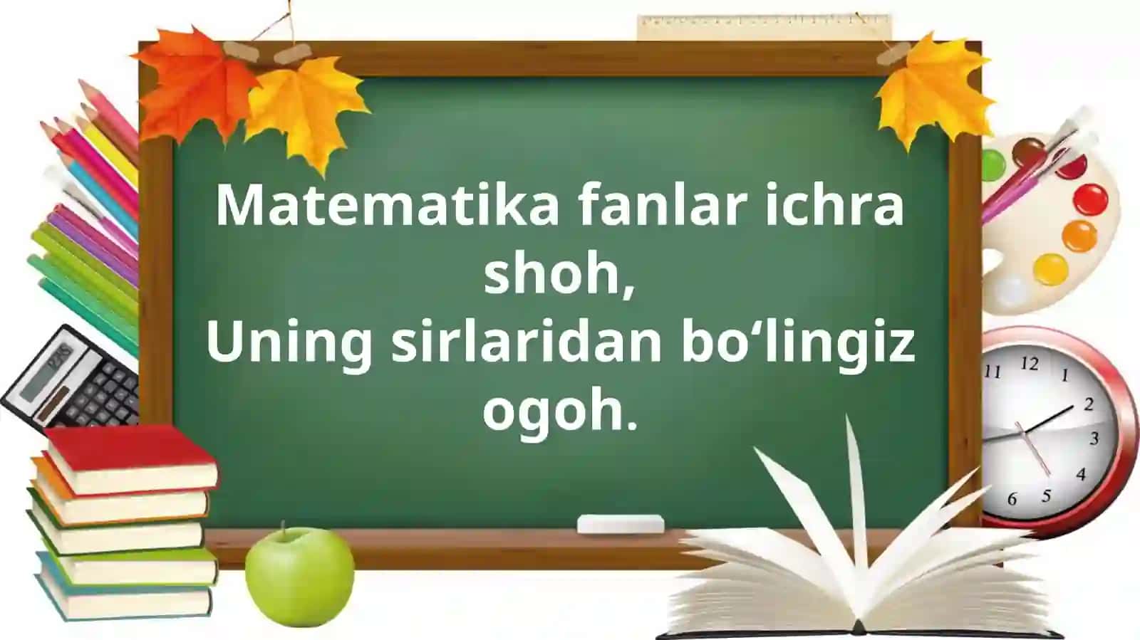 Matematika 1-sinf 2