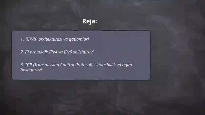 Internet protokollari 2