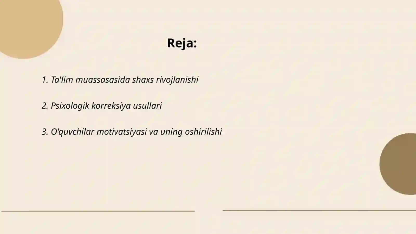 Ta'lim muassasasi psixologi psixologik korreksiya faoliyati 2