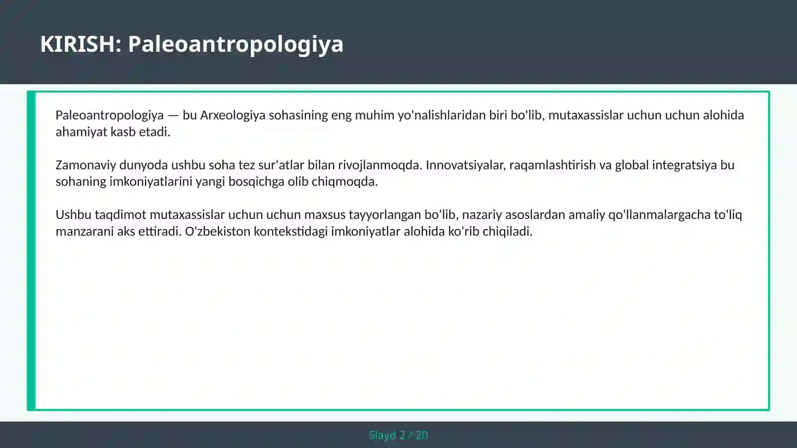Paleoantropologiya 2