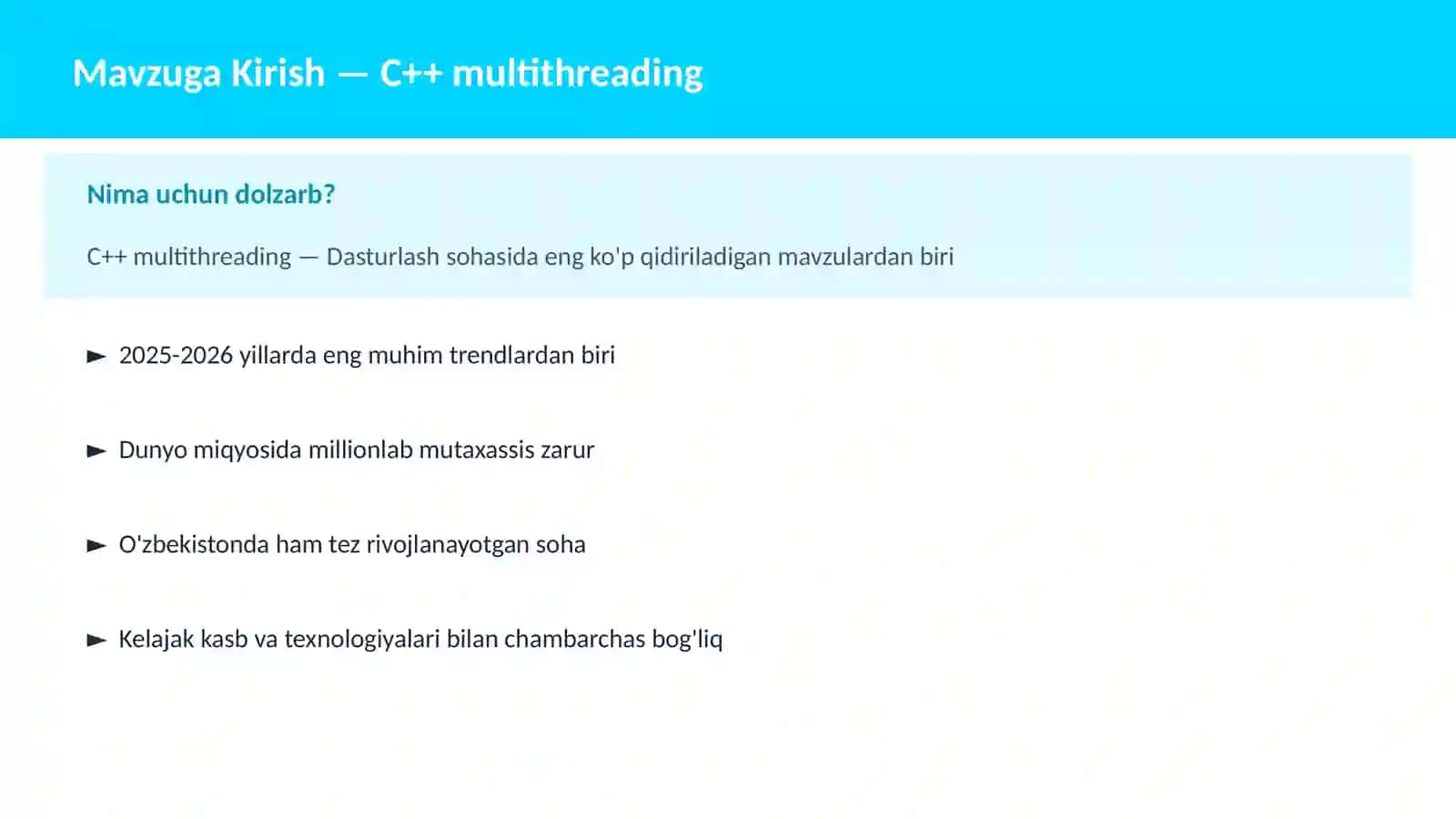 C++ multithreading 2