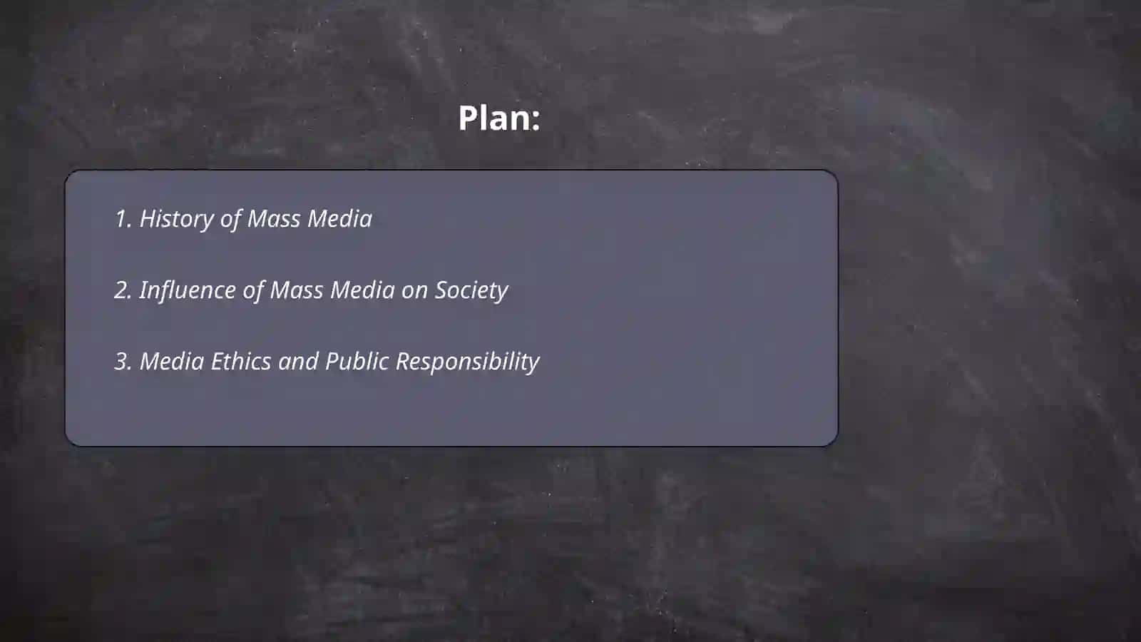 Mass Media 2