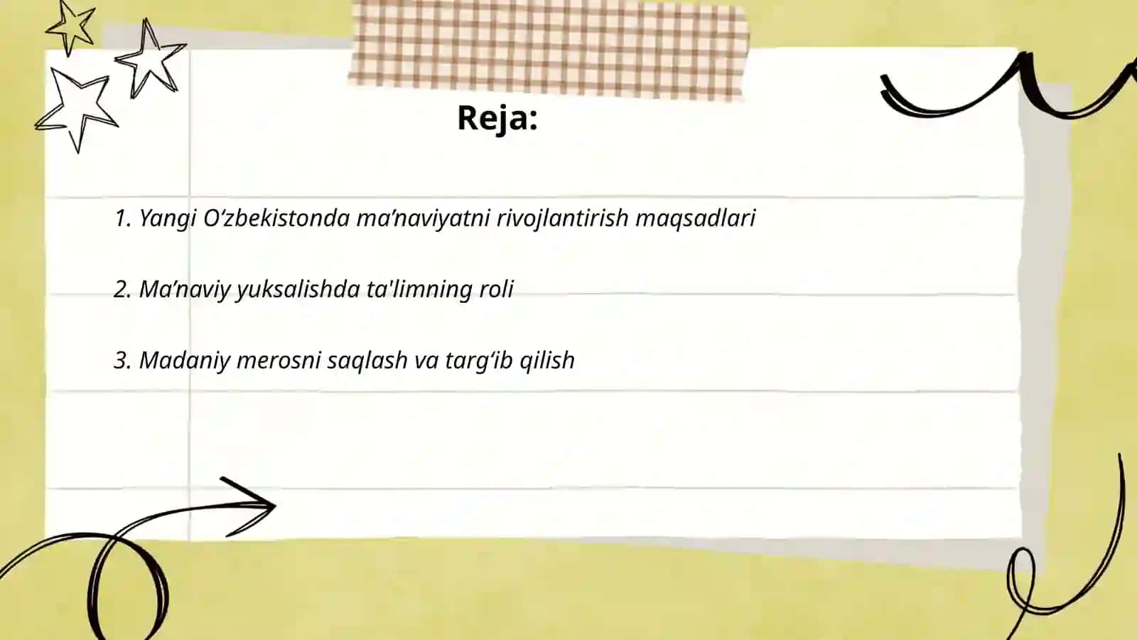 Yangi O‘zbekistonda amalga oshirilayotgan ma’naviy o‘zgarishlar 2