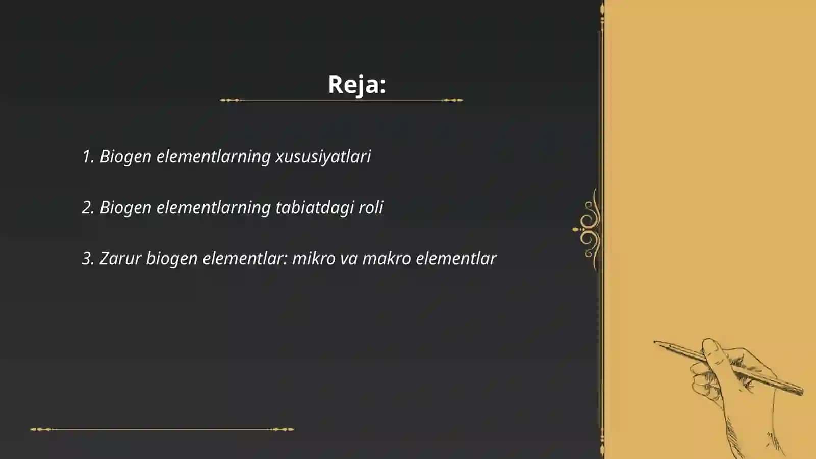 Biogen elementlar 2