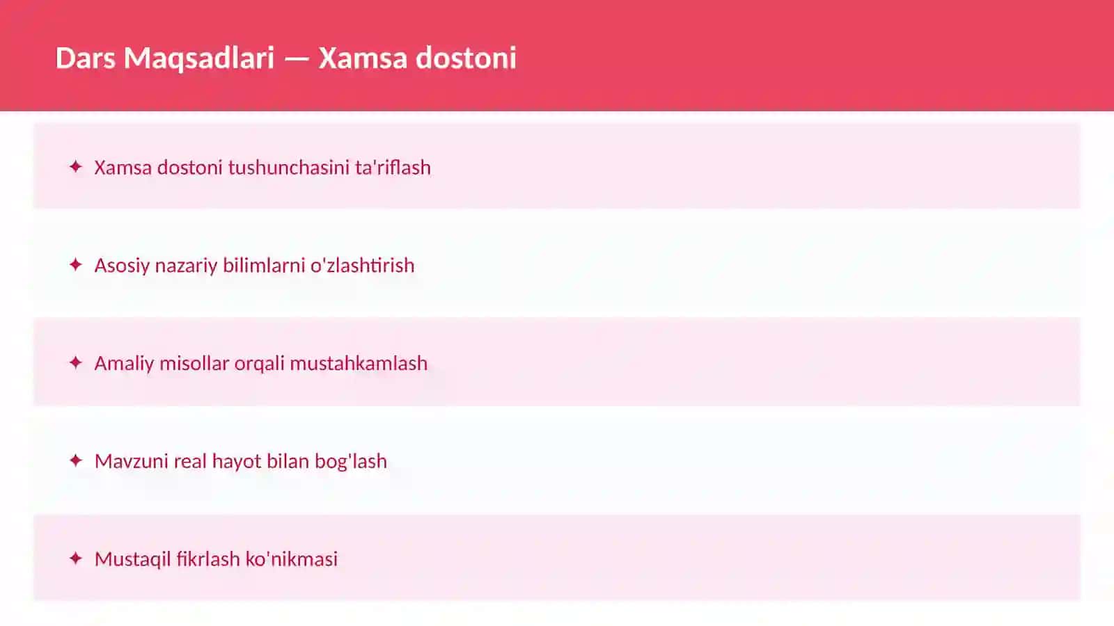 Xamsa dostoni 2