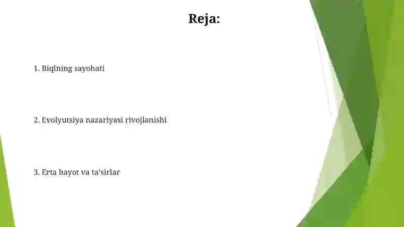 Charliz Darvinning hayoti va ilmiy faoliyat 2