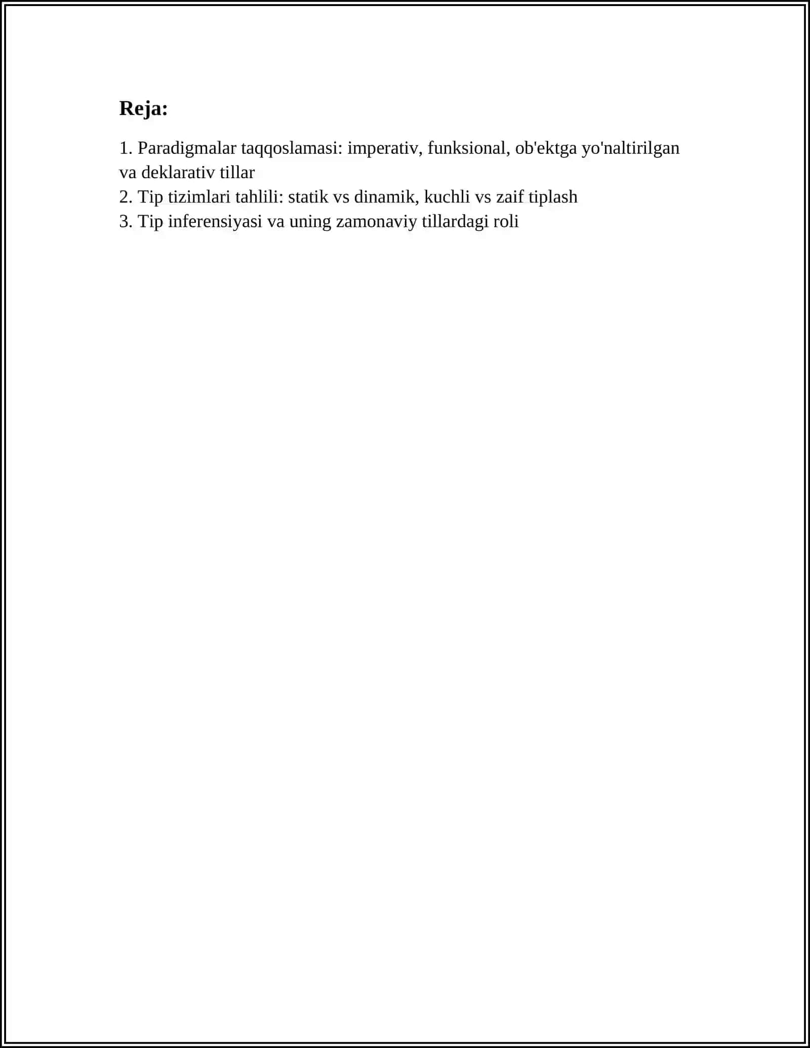 ZAMONOVIY DASTURLARLASH TILARINING TAHLILI 2