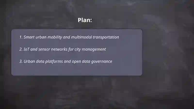 Urban Developments and Smart Cities 2