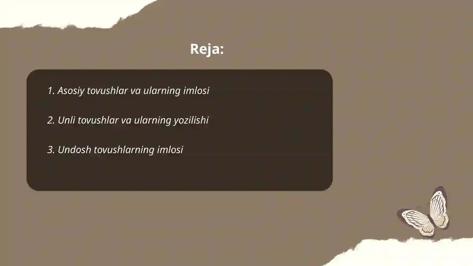 Ózbek tilining asosiy imlo qoidalari 2