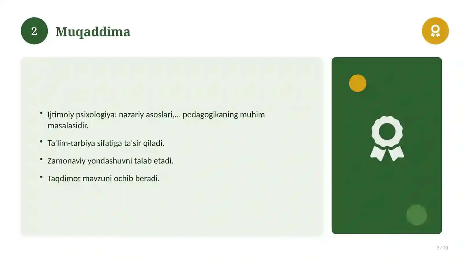 Ijtimoiy psixologiya: nazariy asoslari, integratsion yondashuvda (Bitiruv malakaviy ishi (diplom)) 2
