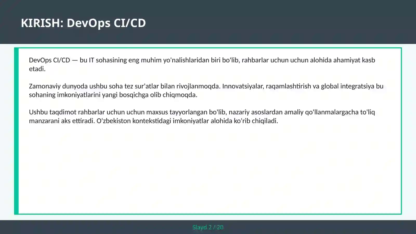 DevOps CI/CD 2