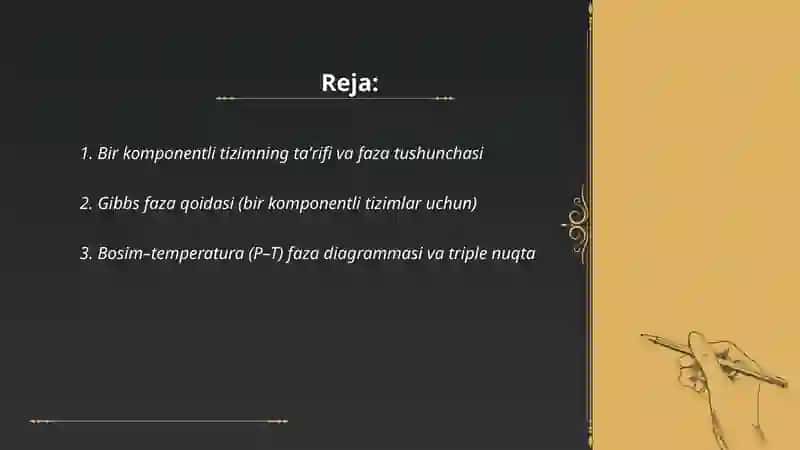 Bir komponentli sistemalar 2