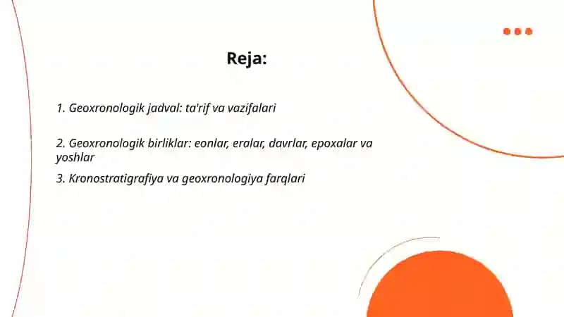 Geoxronologik jadval 2