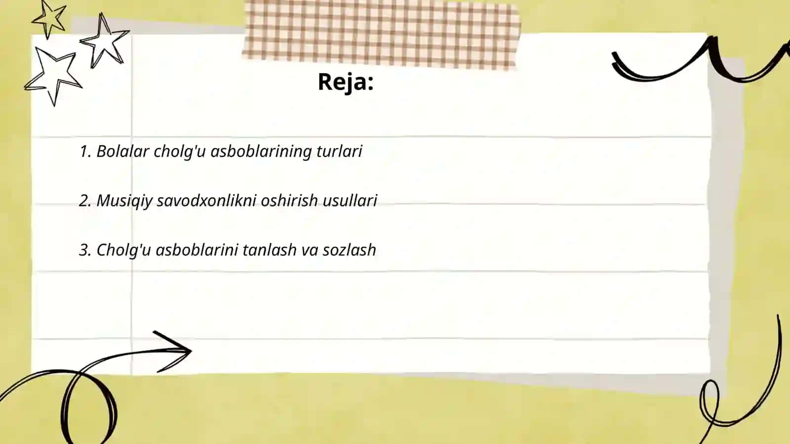 Bolalar cholg'u asboblarida jo'r bo'lish faoliyatini shakllantirish 2