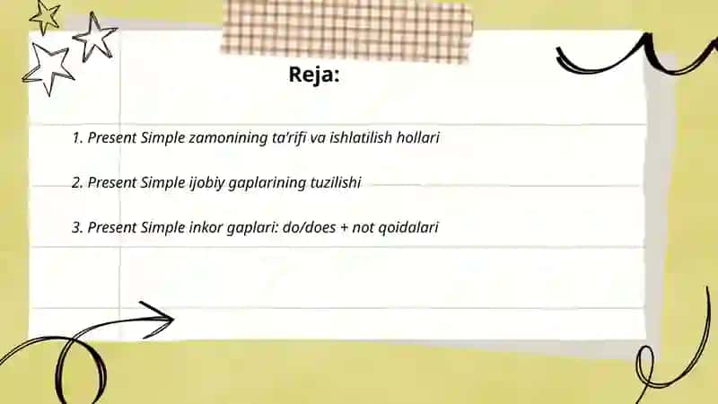 Present Simple taqdimoti 2