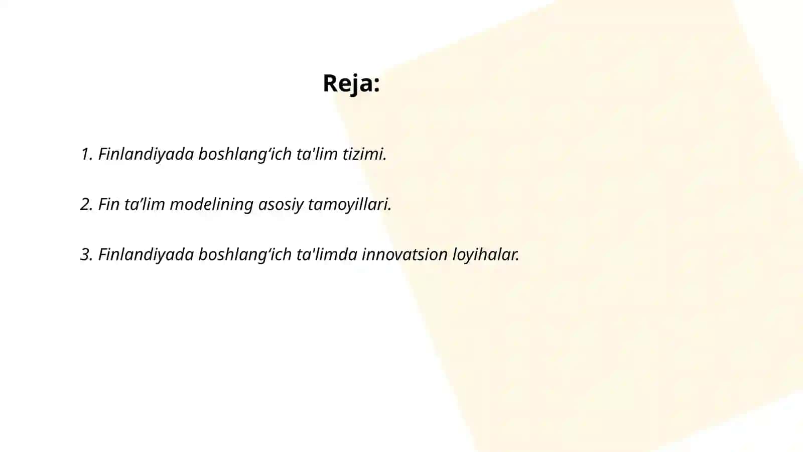Finlandiyada boshlang‘ich ta'lim 2