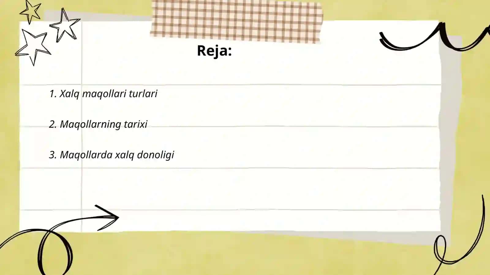Xalq maqollari va topishmoqlarini tahlil qilish 2