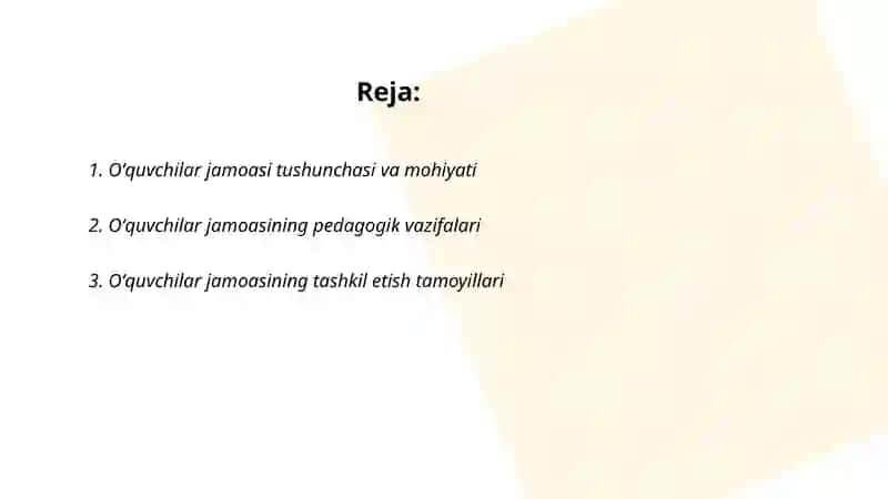 Oʻquvchilar jamoasi-yagona pedagogik jarayonning asosiy shakli 2