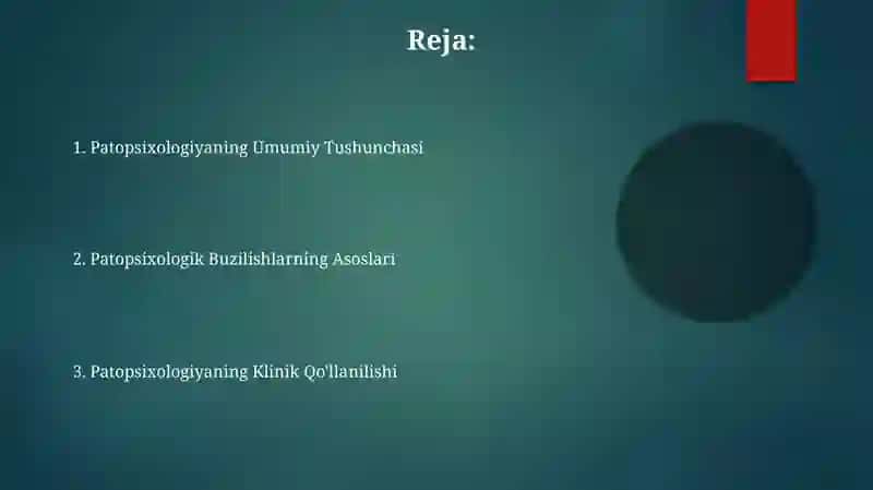 Patopsixologiya haqida umumiy tushuncha 2