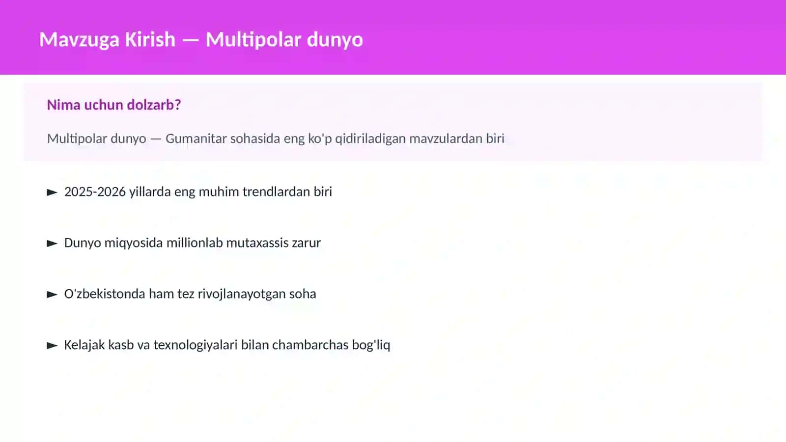 Multipolar dunyo 2