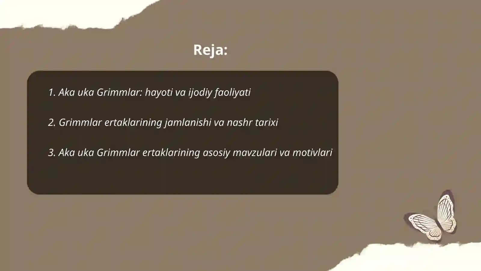 Aka uka Grimmlar ertaklari 2