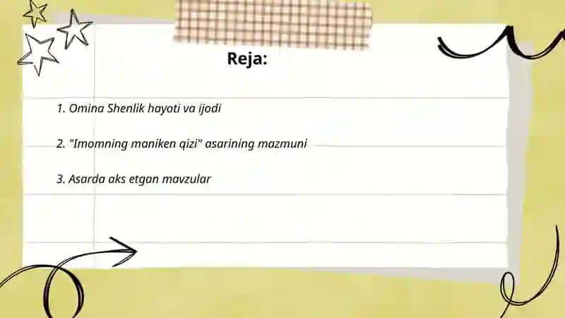 Omina Shenlik o’g’lining Imomning maniken qizi asari 2