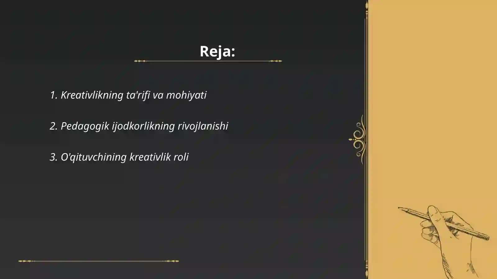 Kreativlik pedagogik ijodkorlikning asosi sifatida 2