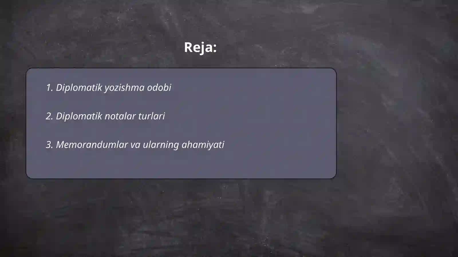 Diplomatik hujjatlar 2
