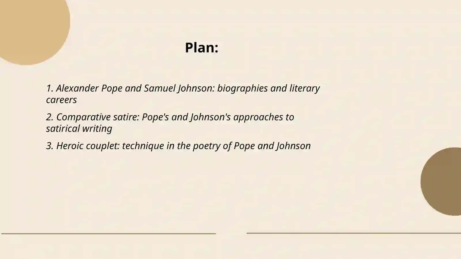 Alexander Pope. Samuel Johnson 2