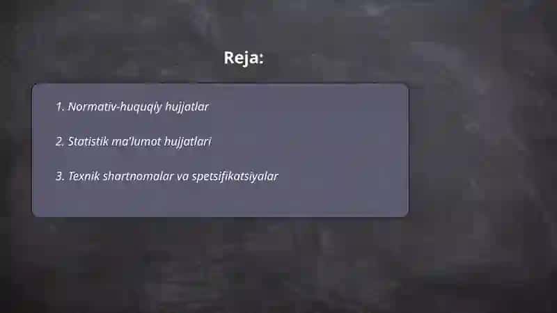Normativ-huquqiy hujjatlar 2
